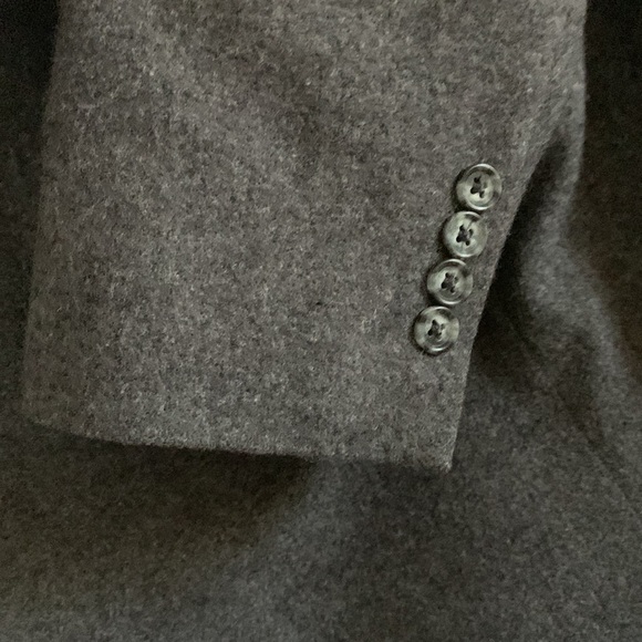 Jos A Bank 100% Camel‎ Hair Blazer size 40 Regular gray two buttons - Picture 7 of 16